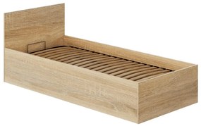 Jednolôžková posteľ 90 cm Discutibles (dub sonoma) (s roštom) (s úl. priestorom). Vlastná spoľahlivá doprava až k Vám domov. 1116312