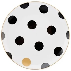 24-dielna pestrofarebná jedálenská súprava z porcelánu