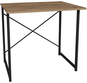 Písací stôl Fd-6090od-001 naturálna/čierna