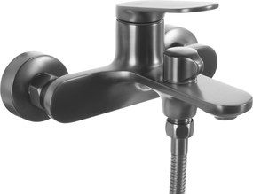 Rea Marco, vaňová batéria s ručnou sprchovou súpravou, grafitová, REA-B5063