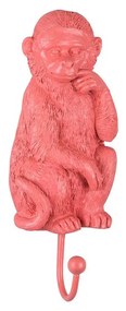 Vešiak Monkey ružový 6,5 x 16 cm