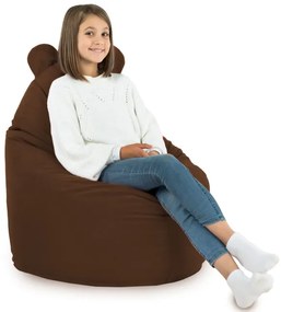 Kreslo pre deti Teddy hnedé