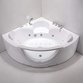 BPS-koupelny Hydromasážna vaňa HYD-SIG635W 150x150 bez ohrevu