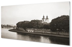 Nástenný panel  Krakow River bridge 100x50 cm