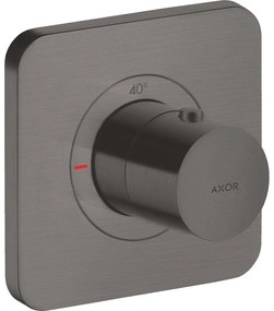 AXOR Citterio E termostat 120/120 s podomietkovou inštaláciou, kartáčovaný čierny chróm, 36702340