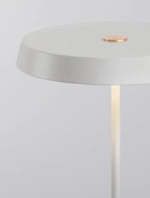 LED bielo-čierna stojaca lampa Vetro