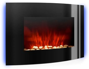 Lausanne, elektrický krb, 1000/2000 W, LED, diaľkové ovládanie