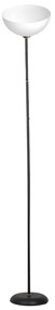 Stojacia lampa Zack, 1x biele PVC tienidlo, b