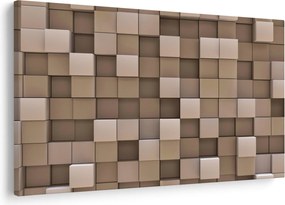 Obraz - Béžové kocky (90x60 cm)