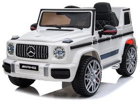 RAMIZ Elektrické autíčko Mercedes Benz G 63 AMG - nelakované - biele