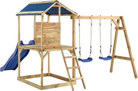 vidaXL Vonkajšia súprava na hranie impregnovaná borovica