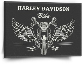 Sablio Obraz Harley-Davidson S křídly - 150x110 cm