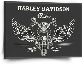 Sablio Obraz Harley-Davidson S krídlami - 150x110 cm