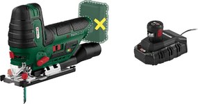 Parkside®  Aku priamočiara píla 12 V Pstka 12 C3 + Akumulátor 12 V/2,5 Ah Papk 12 2.5 B1 + Nabíjačka 6 A Plgk 12 6.0 B1  (800012044)