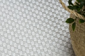 Koberec TIMO 6272 SIZAL exteriérový, biely