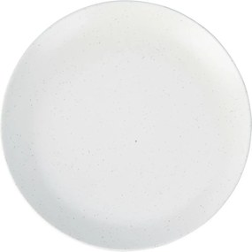 Kameninový dezertný tanier Stone, 21,5 cm, biela