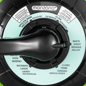 Monzana Piesková filtrácia k bazénu AQUA 9 960 l/h, modrá