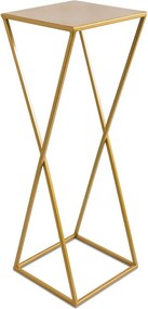 STOJAN NA KVETINÁČ LOFT5 70X24X24 CM ZLATÁ