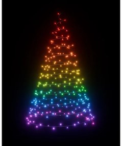 LED RGBW Vonkajšia vianočná reťaz ESSENTIALS 250xLED 2x10m 2700-6500K Wi-Fi IP44