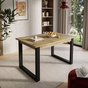 PLUTO JEDÁLENSKÝ STÔL DUB ARTISAN 125 cm