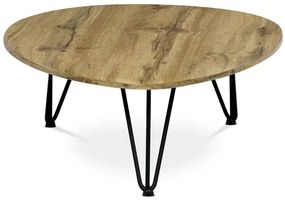 Autronic BONTEC Konferenčný stolík 94x69cm, mdf, divoký dub, AF-3013 OAK Farba: Biela