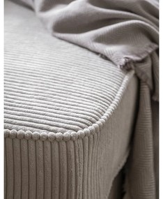 Béžová menčestrová leňoška (pravý roh) Chic Charlotte – Miuform