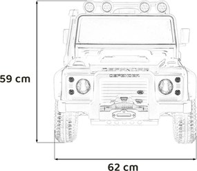 Ramiz Vozidlo Land Rover Defender 110 SVX Concept oranžové