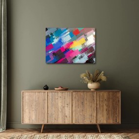 Obraz - Farebné ťahy štetcom (70x50 cm)