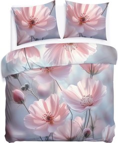SATÉNOVÉ OBLIEČKY SATYNLOVE PREMIUM 180X200 CM, 2KS 70X80 CM KVETY