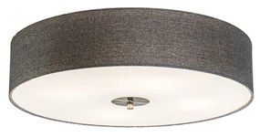 Rustikálne stropné svietidlo sivé 50 cm - Drum Jute
