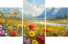 Obraz - Maľovaná krajina (90x60 cm)