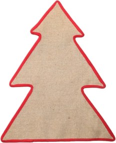Vianočná škrabacia podložka pre mačky FESTIVE PAWS 60×50 cm