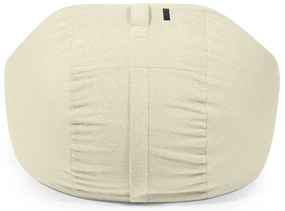 Hnedý sedací vak z textílie buklé Roll 135 – SLOWDOWN