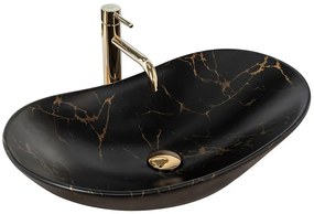 Umývadlo na dosku Royal Black Marble Matt