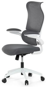 Autronic BONTEC Kancelárska stolička, hojdací mechanizmus, šedá sieťovina, KA-C807 GREY Farba: Šedá