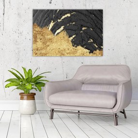 Obraz - Zlatá štruktúra N⁰1 (90x60 cm)