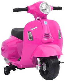 Detská elektrická motorka Vespa GTS300, ružová