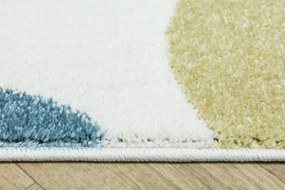 Koberec LIMA M045A ružový / modrý / krémový