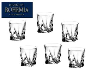 BOHEMIA QUADRO POHÁR 55ML SADA 6KS