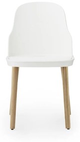 Stolička Allez Chair – biela/dub