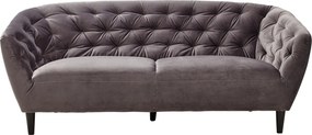 XXXLutz SEDAČKA CHESTERFIELD, textil, tmavosivá Ambia Home - Sedačky - 001749019302