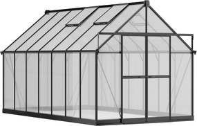 Skleník 240 x 244 x 429 cm, zosilnená konštrukcia, polykarbonát 6 mm