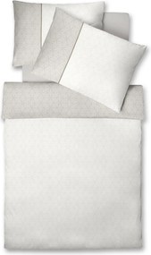 XXXLutz POSTEĽNÁ BIELIZEŇ, damask, krémová, biela, 140/200 cm Fleuresse - Obliečky & plachty - 003273064301