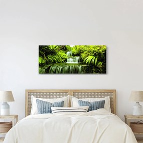 Obraz - Indonézske vodopády (120x50 cm)
