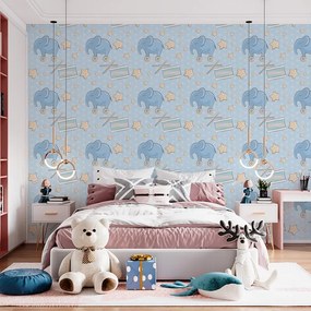 Sablio Tapeta Bubny a Slony - 208x125 cm