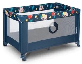 Lionelo - Cestovná postieľka STEFI tmavomodrá