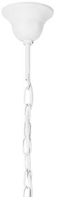 Luster na reťazi DONATO 3xE14/40W/230V biela