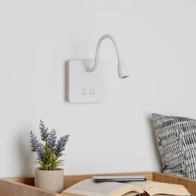 Brilagi - LED Flexibilná nástenná lampa MAYA Double LED/4W/230V + LED/3W biela