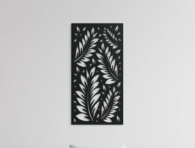 drevko Drevený obraz Listy vo vánku Rozmer obrazu: 44,5 x 22,5 cm, Farba dekorácie: Čierna