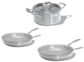 Elmich Sada nerezového riadu s keramickým povrchom Tria Ceramic 3 ks